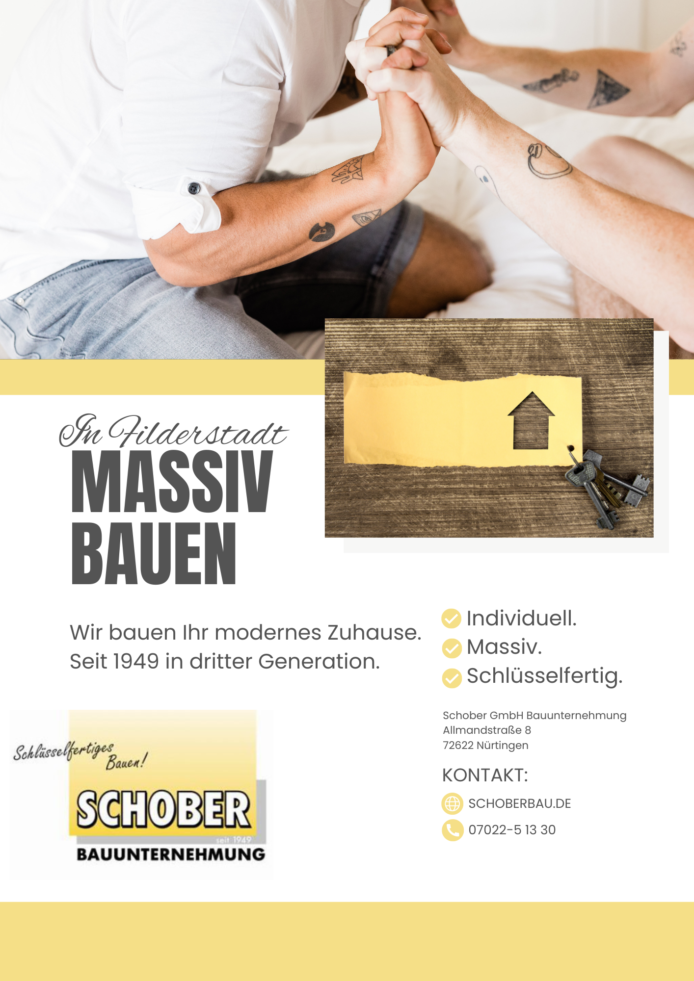 Schlüsselfertig bauen mit Schober in Filderstadt